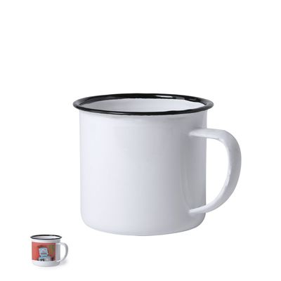 Taza Sublimación Retro Metal 380ml