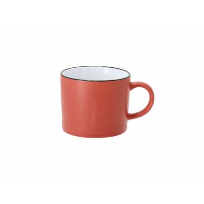 Taza cerámica de 400 ml mate Roj