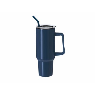 Taza Térmica de 1,2L con asa y Pajita Mar