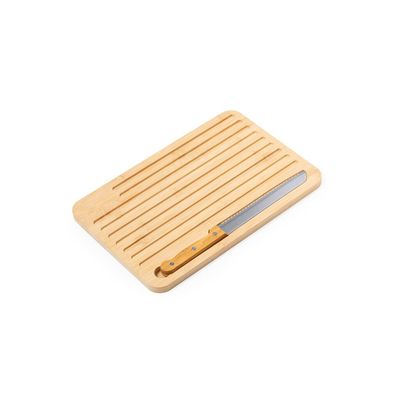 Tabla de Bambú para Cocina con Cuchillo