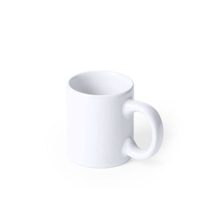 Taza pequeña blanca personalizable