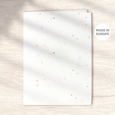 Tarjeta Doble con semillas