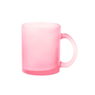 Taza Colores Mate Sublimación 350ml Rosa