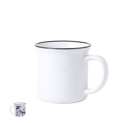 Taza Sublimación Cerámica Borde de Color