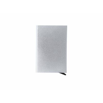 Tarjetero RFID aluminio reciclado 10 tarjetas Plat