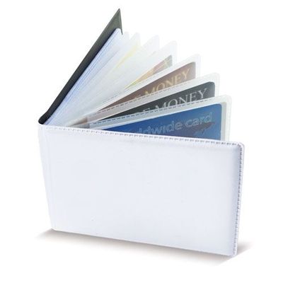 Tarjetero Elegante PU 40 Tarjetas Bl