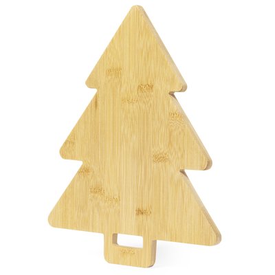 Tabla de cocina de bambú diseño navideño