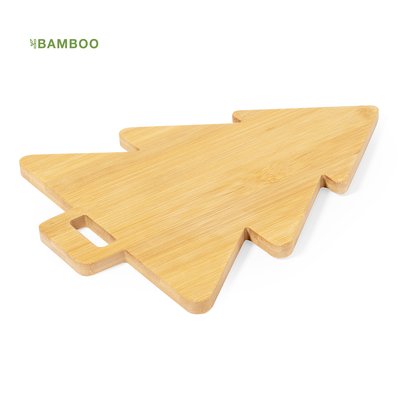 Tabla de cocina de bambú diseño navideño