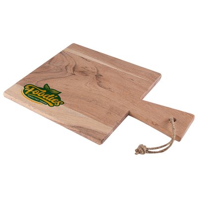 Tabla de Cocina Madera Acacia con Cordón de Yute