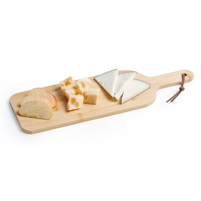 Tabla de cortar de bambú con cuerda