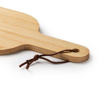 Tabla de cortar de bambú con cuerda
