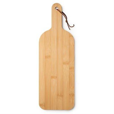 Tabla de cortar de bambú con cuerda