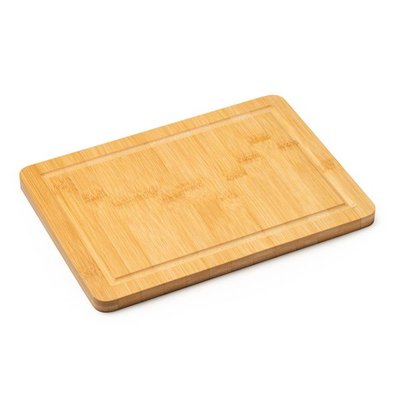 Tabla de cortar de bambú con perfil recoge líquidos