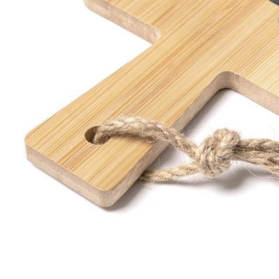 Tabla de cortar de bambú y pizarra