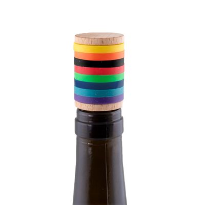 Tapón de corcho y madera