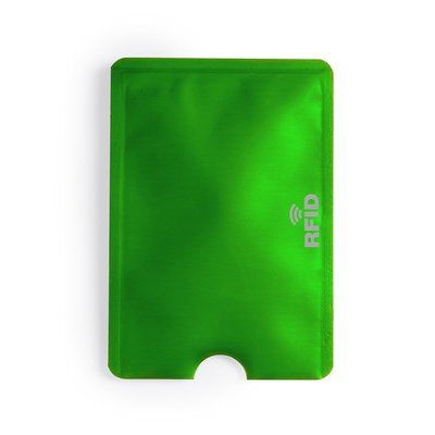 Tarjetero de aluminio con protección RFID Ver