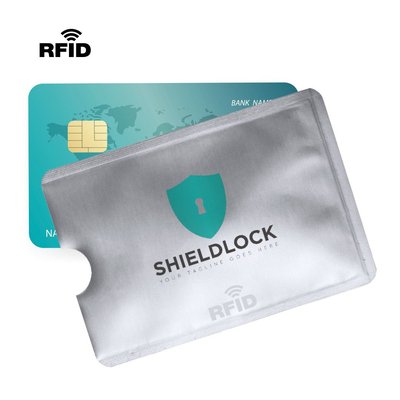 Tarjetero de aluminio con protección RFID