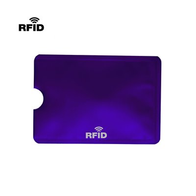 Tarjetero de aluminio con protección RFID