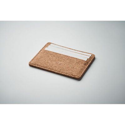 Tarjetero de corcho para 3 tarjetas
