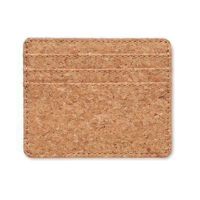 Tarjetero de corcho para 3 tarjetas