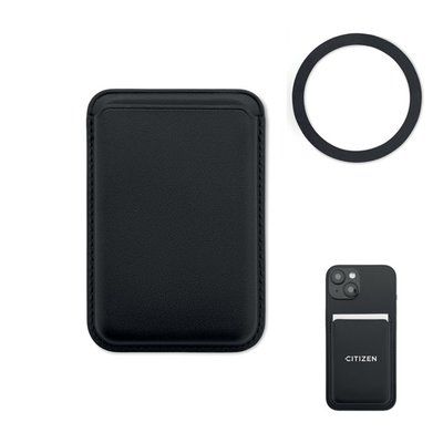 Tarjetero magnético de polipiel PU