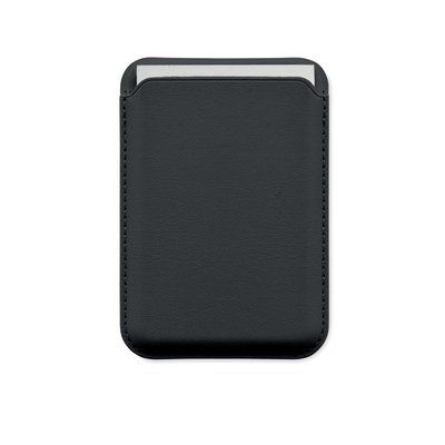 Tarjetero magnético de polipiel con soporte