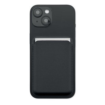 Tarjetero magnético de polipiel con soporte