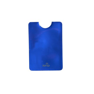 Tarjetero RFID con Adhesivo 3M para Smartphone Azul