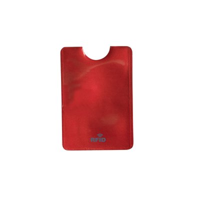 Tarjetero RFID con Adhesivo 3M para Smartphone Rojo