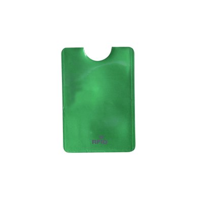 Tarjetero RFID con Adhesivo 3M para Smartphone Verde