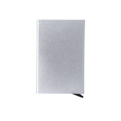 Tarjetero RFID aluminio reciclado 10 tarjetas Plat