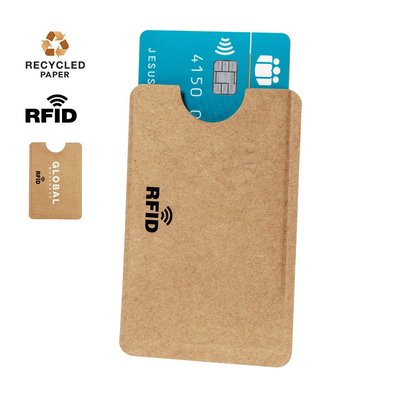Tarjetero RFID Secure Papel Reciclado/Aluminio