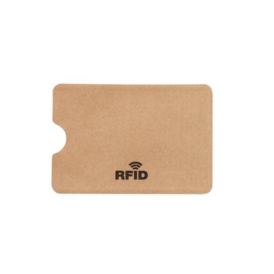 Tarjetero sostenible con seguridad RFID Crudo