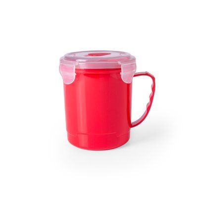 Tarro Ergonómico PP 710ml Roj