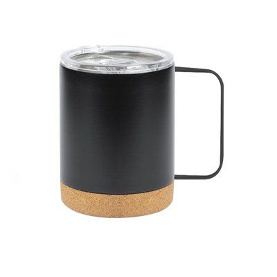 Taza 330ml con Doble Pared y Tapa