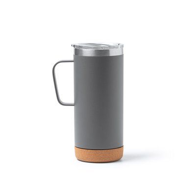 Taza de acero doble pared 600 ml Plomo Talla Única Adulto