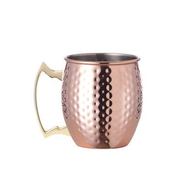 Taza de acero inox cobre 500ml