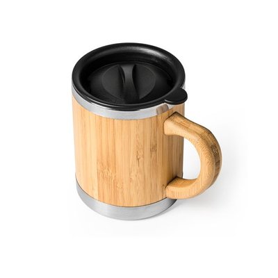 Taza de acero con tapa dosificadora