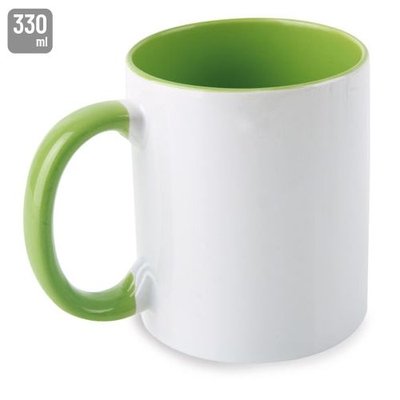 Taza Bicolor Sublimación 330ml Pack 36