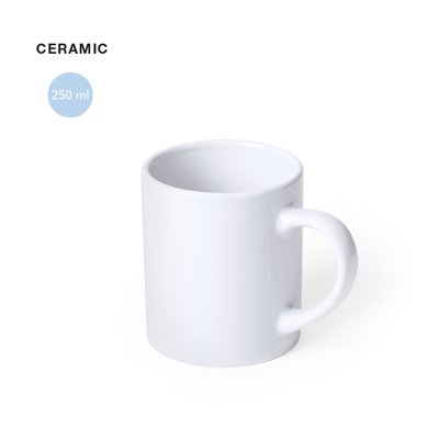 Taza blanca 250ml personalizable