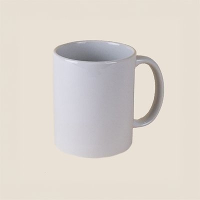 Taza Blanca de Cerámica 300ml