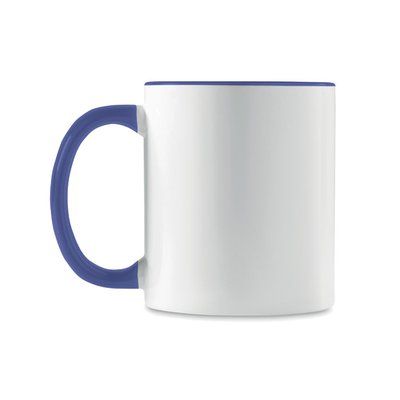 Taza blanca especial sublimación con interior a color 300 ml Violeta