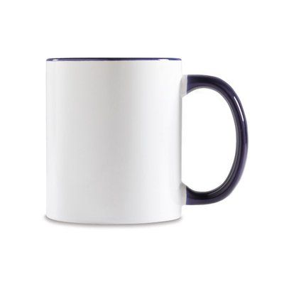 Taza blanca especial sublimación con interior a color 300 ml