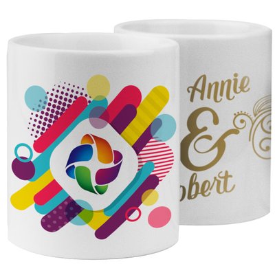 Taza Blanca para Sublimación 350ml