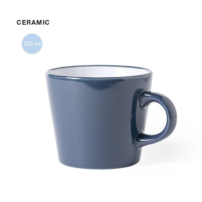 Taza Cerámica 350ml Bicolor