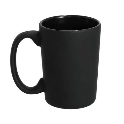 Taza cerámica 400ml con relieve para láser