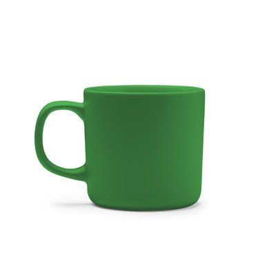 Taza de cerámica acabado mate 300 ml Verde Helecho Talla Única Adulto