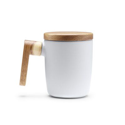 Taza de cerámica en acabado mate Blanco