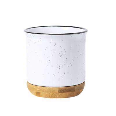 Taza Cerámica con base de Bambú