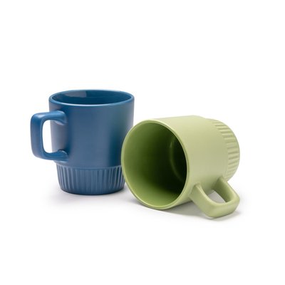 Taza de cerámica con base biselada 300ml